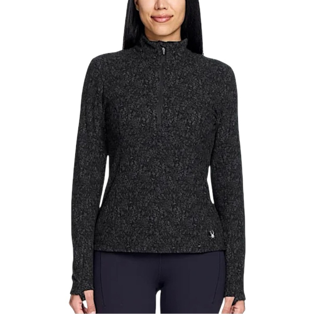 Spyder 1/2 Zip Light Fleece Zipper pocket Thumbholes. Size XL